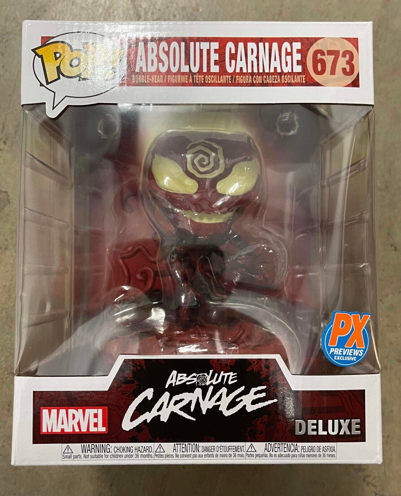 Funko Pop! #673 Marvel Absolute Carnage PX Previews Exclusive Deluxe