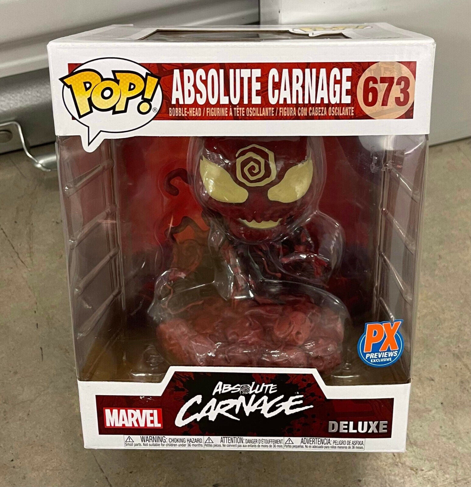 Marvel Heroes Absolute Carnage #673 PX Deluxe Funko Pop Figure