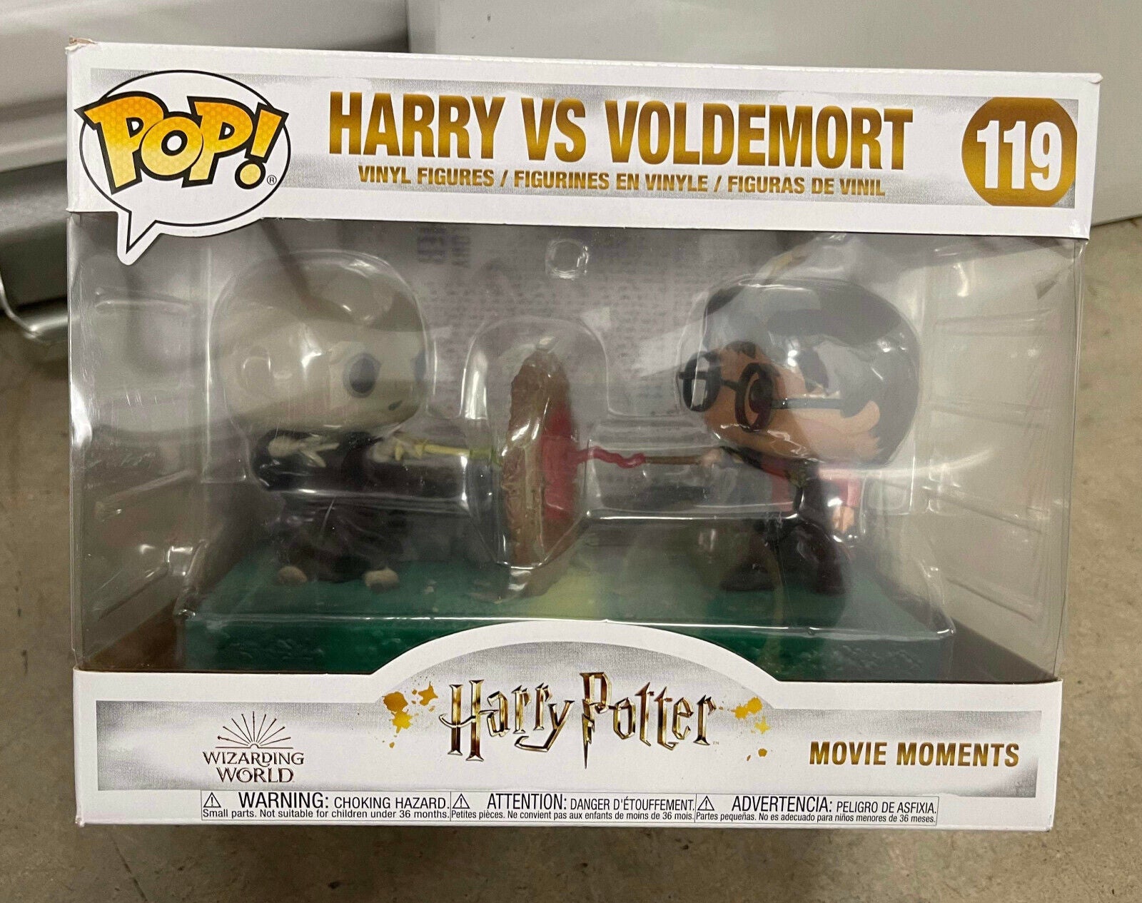 Harry Potter vs Voldemort Funko Pop! #119 Movie Moments Brand New!