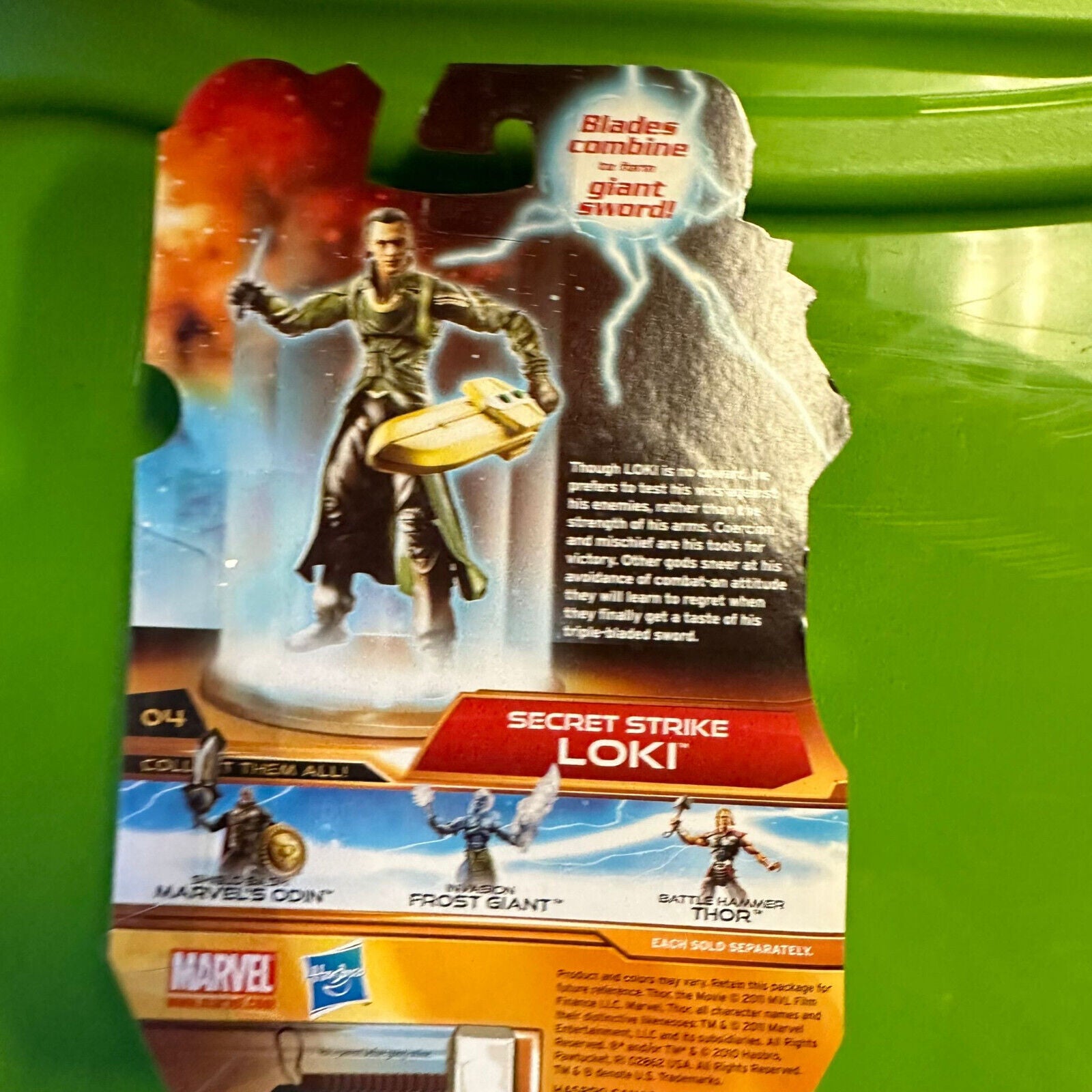Marvel Thor Mighty Avenger #04 Secret Strike Loki Figure, 3.75" Hasbro