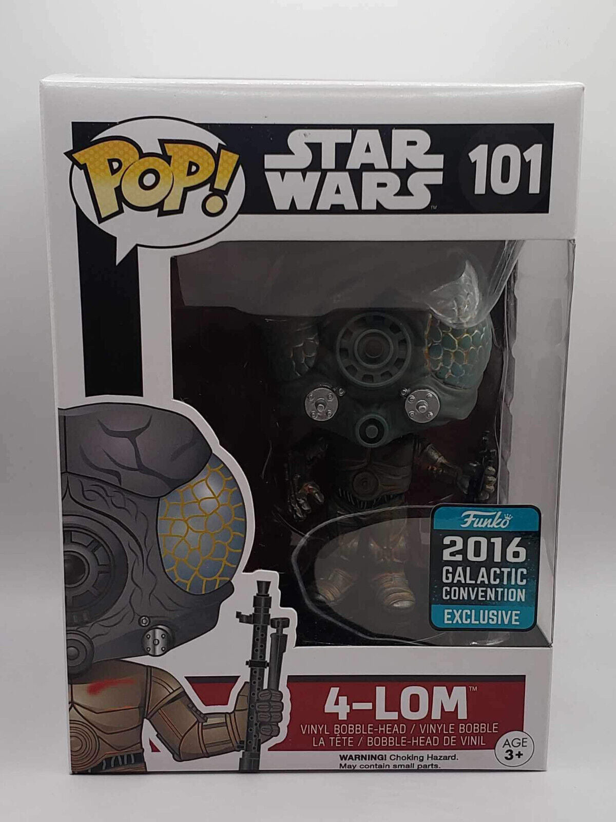 Funko POP! - Star Wars 4-LOM #101- 2016 Galactic Convention Exclusive