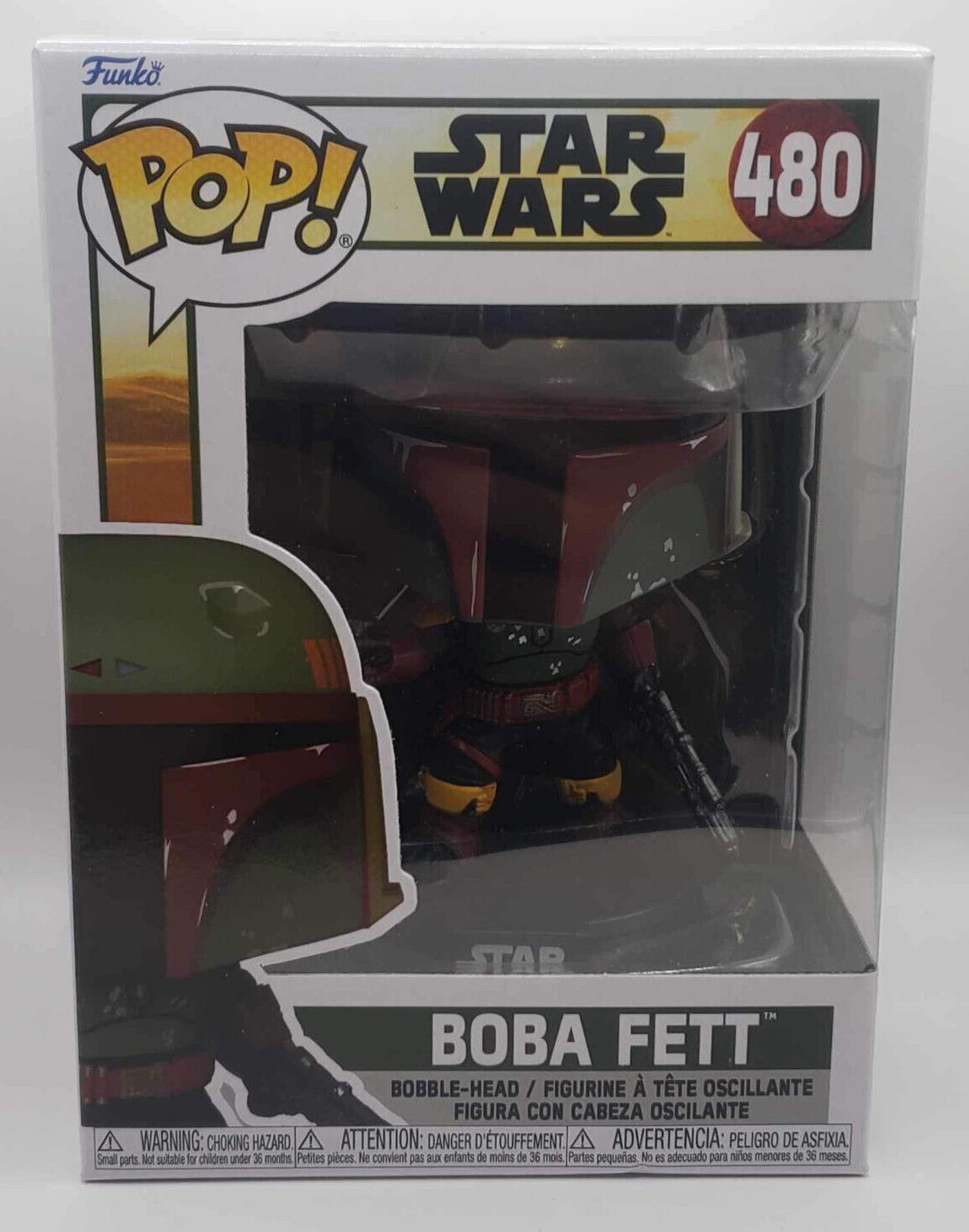 Funko Pop! Star Wars: Book of Boba Fett - Boba Fett Vinyl Bobblehead #480