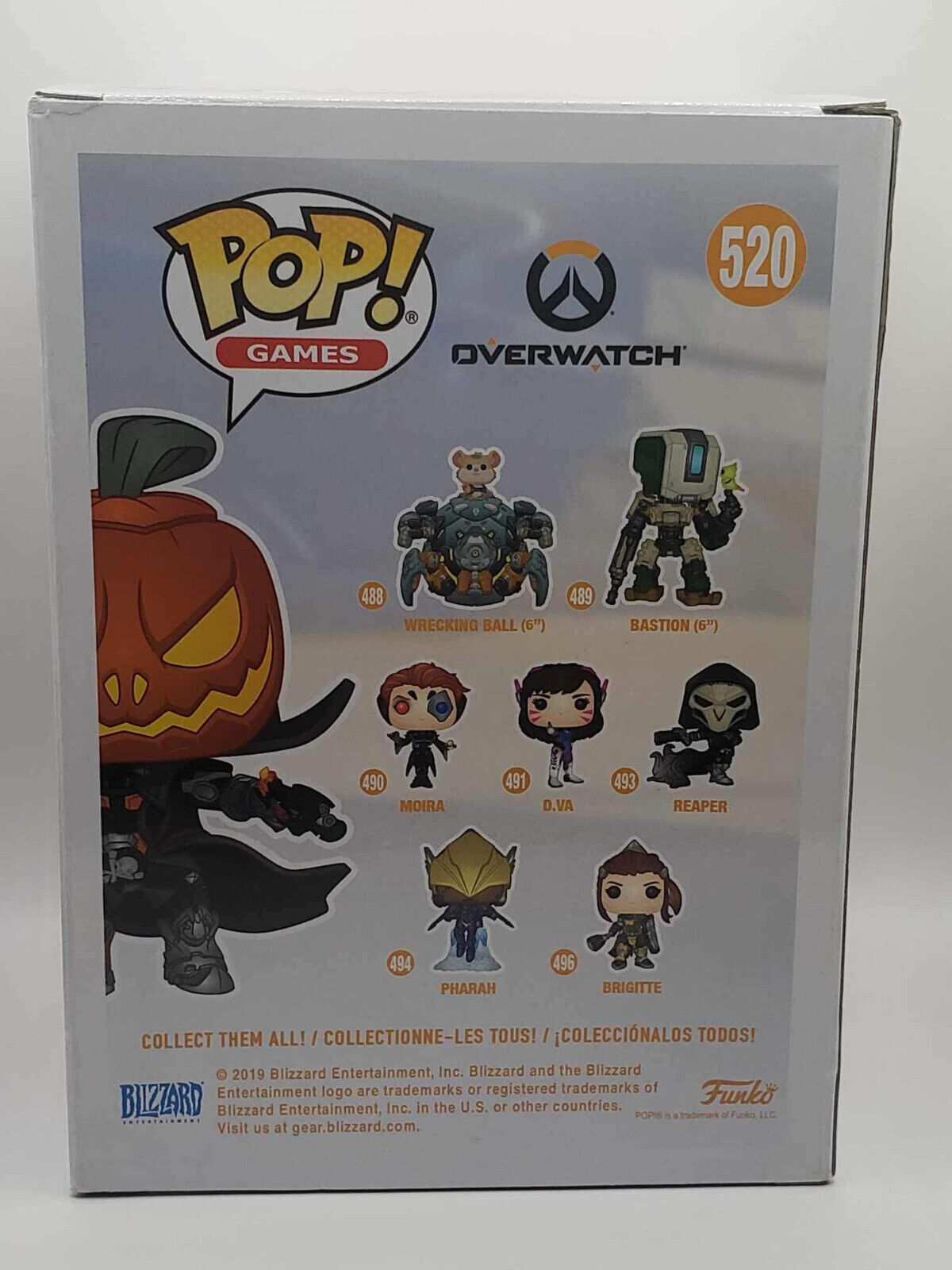 Funko Pop! Vinyl: Overwatch - Reaper Glows in the Dark Blizzard Games Halloween