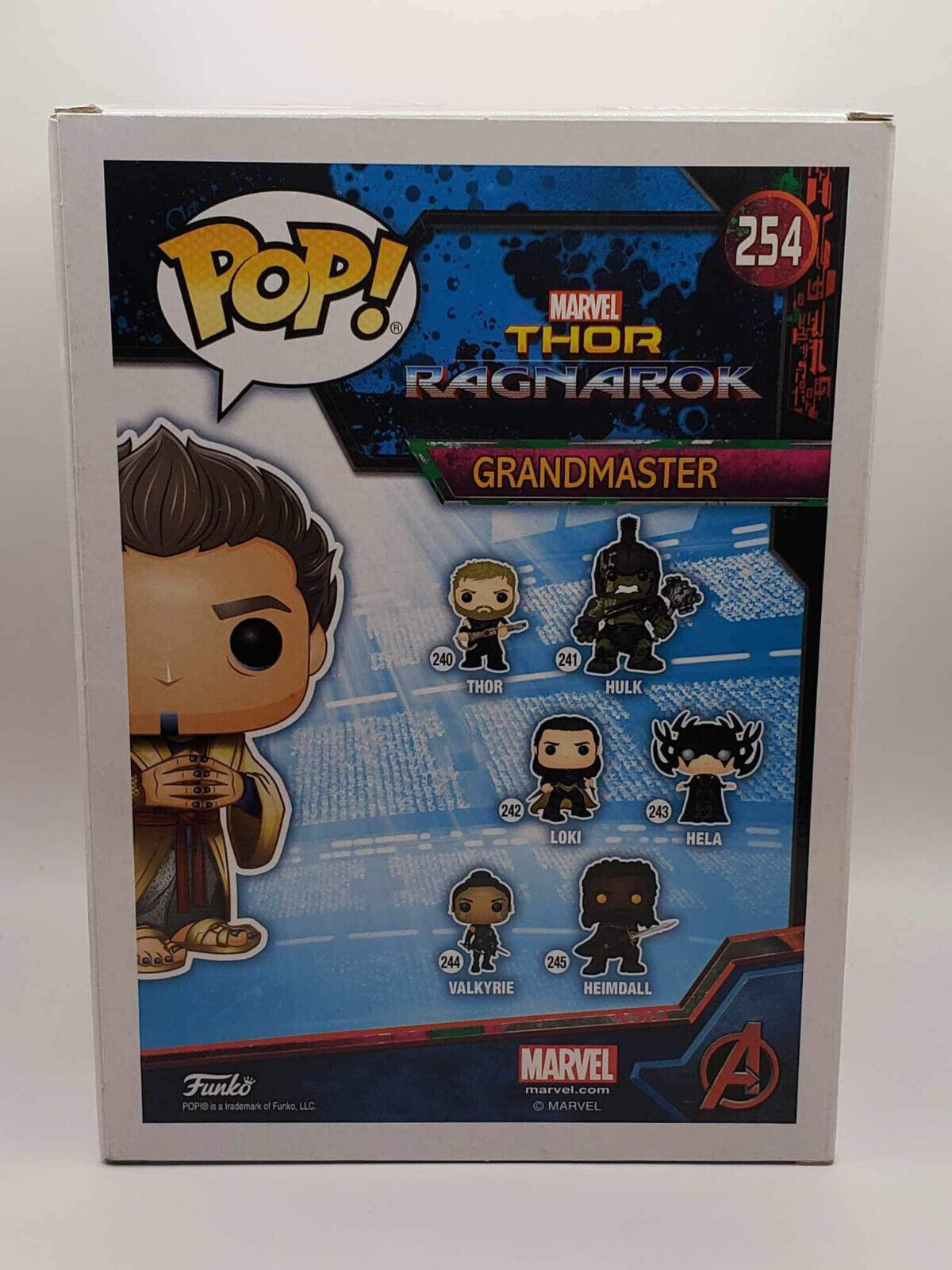 Funko Pop! Grandmaster Marvel Thor Ragnarok 254 2017 Fall Convention Exclusive