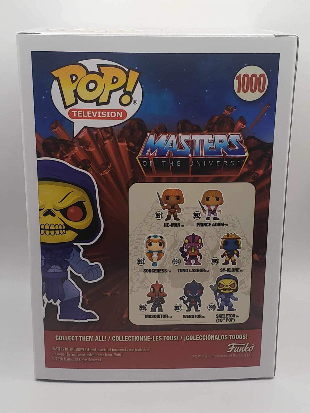 Funko Pop! Master Universe MOTU - Skeletor #1000 Glow GITD Walmart