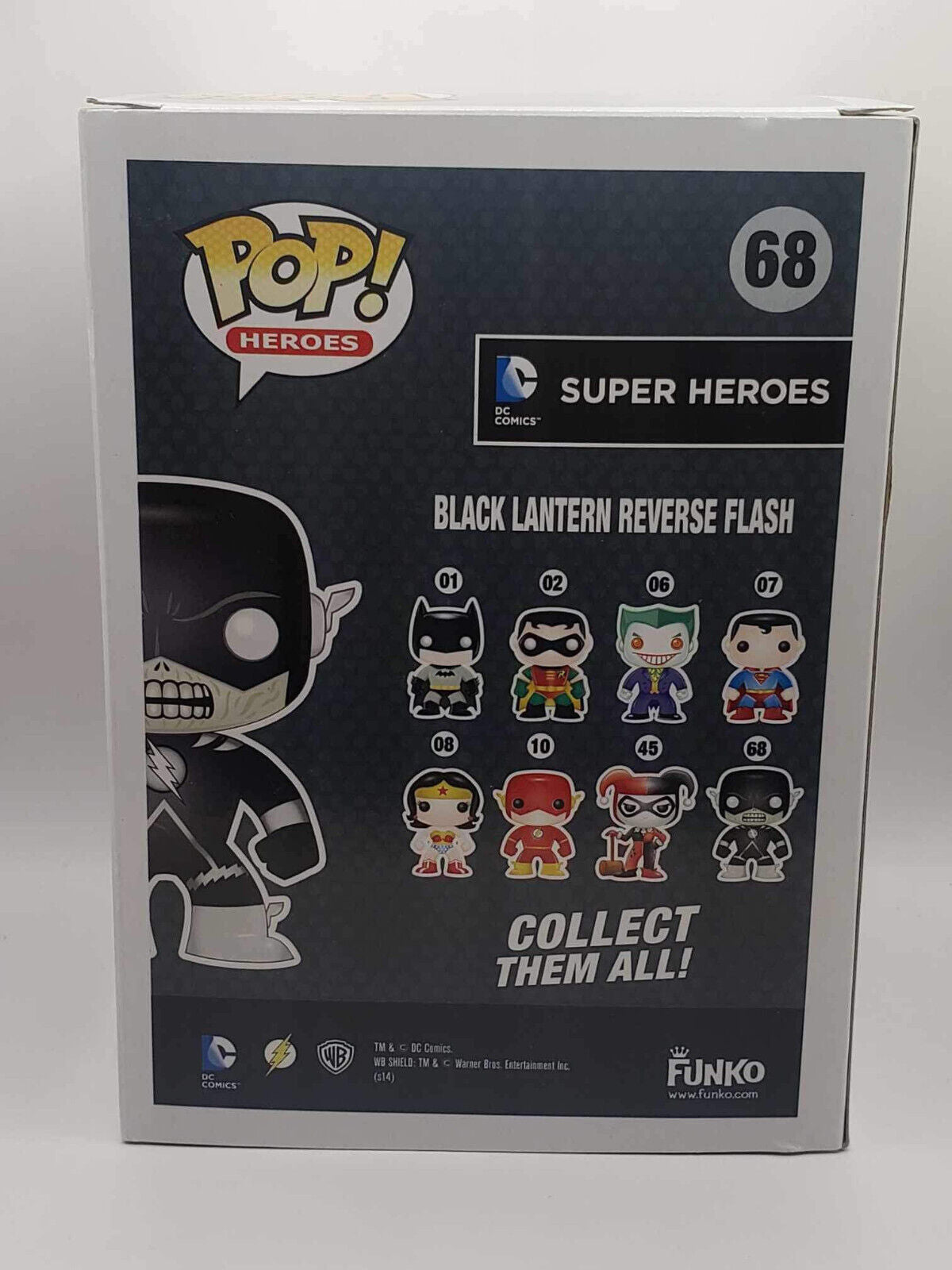 Funko Pop! Black Lantern Reverse Flash #68 - Hot Topic Exclusive, DC Heroes