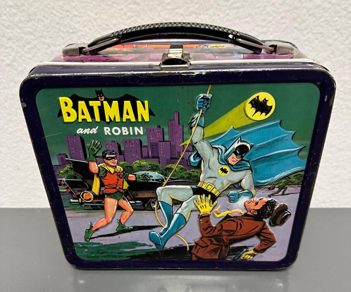 1966 Batman And Robin Vintage Metal Lunchbox