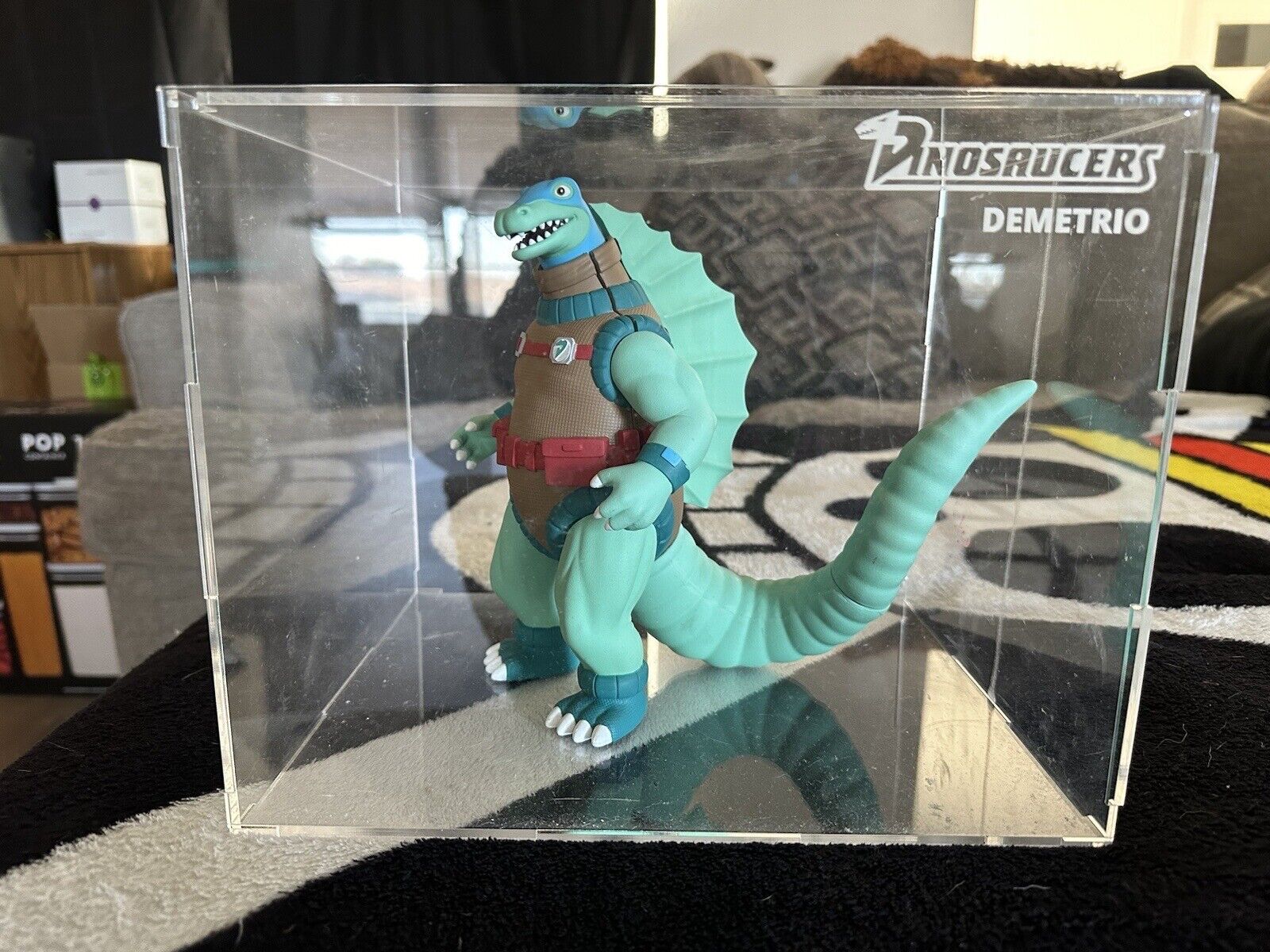 Dinosaucers Figure With Custom Acrylic