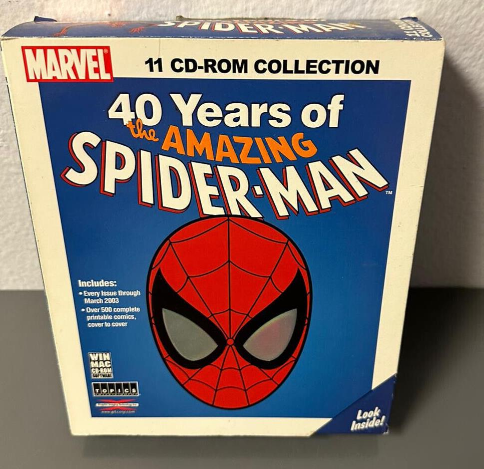 40 Years of Amazing Spider-Man, 11 CD-ROM collection, 500+ comics