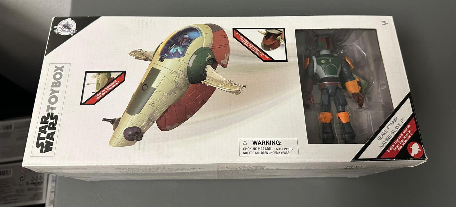 Disney Star Wars Toybox Slave I Ship & Boba Fett Vehicle & Figure Playset